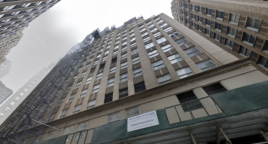 90 John Street: Lower Manhattan office tower with 190,000 SF of commercial space for lease