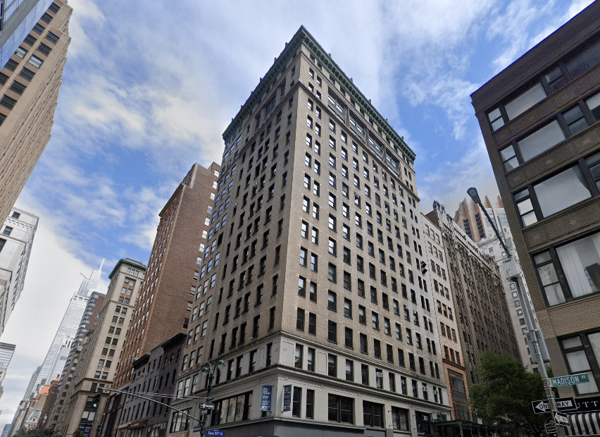 A 17-story office building at 171 Madison Avenue in the Murray Hill district of New York City