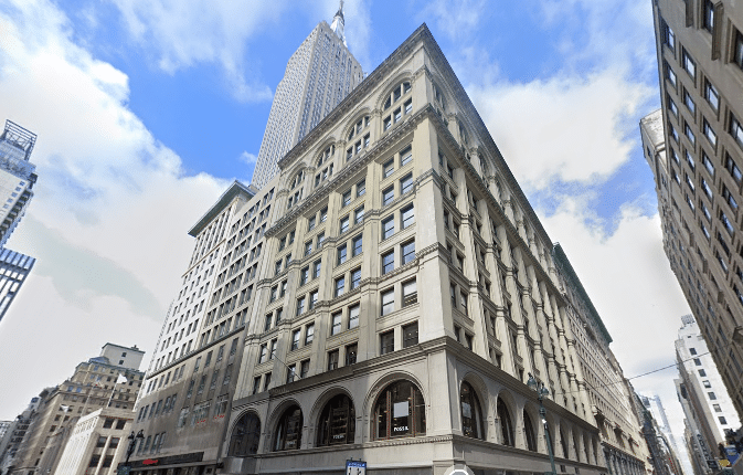 366 Fifth Avenue, 12-story Class B office building near Herald Square, Midtown Manhattan