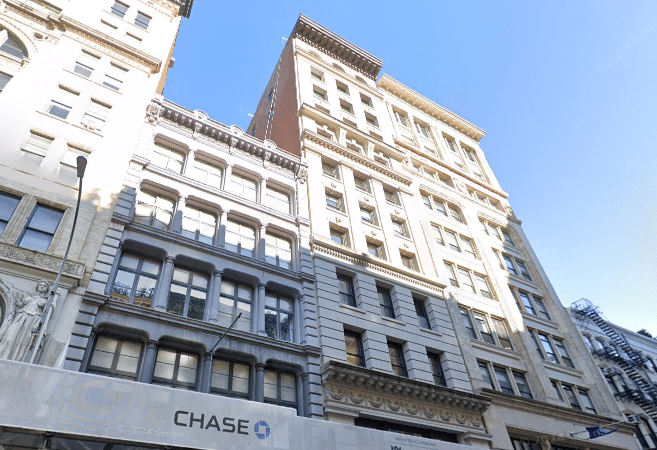 625 Broadway, Class B office building with intricate architectural details in Midtown South