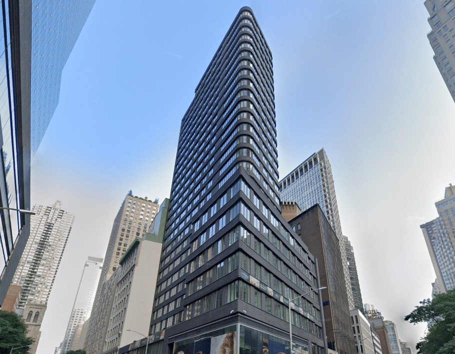 1841 Broadway, vintage office and retail building near Columbus Circle, Midtown Manhattan