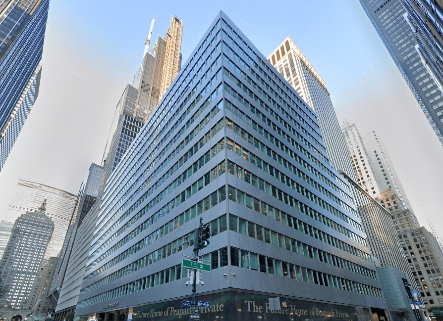 The Colgate-Palmolive Building at 300 Park Avenue, near Grand Central Terminal, Manhattan