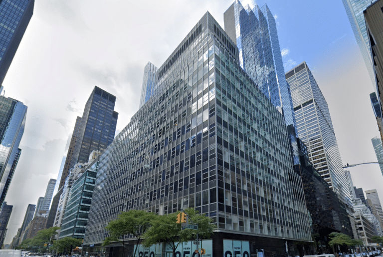 The Western Publishing Building at 850 3rd Avenue, a Class A office tower in the Plaza District