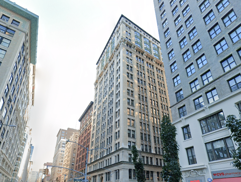 The American Woolen Building at 225 Park Avenue South, office building with a private sky garden