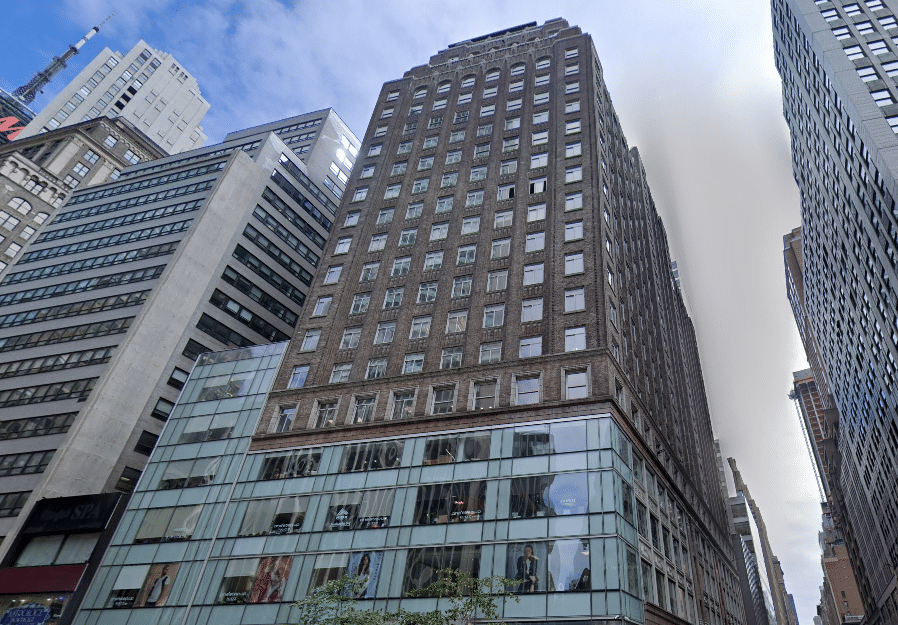 Office tower also known as Fashion Gallery at 1412 Broadway in the heart of the Garment District