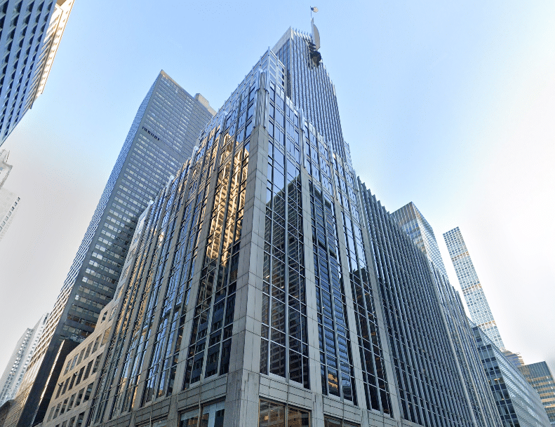 320 Park Avenue, a 35-story office tower located in the prestigious Plaza District of Manhattan