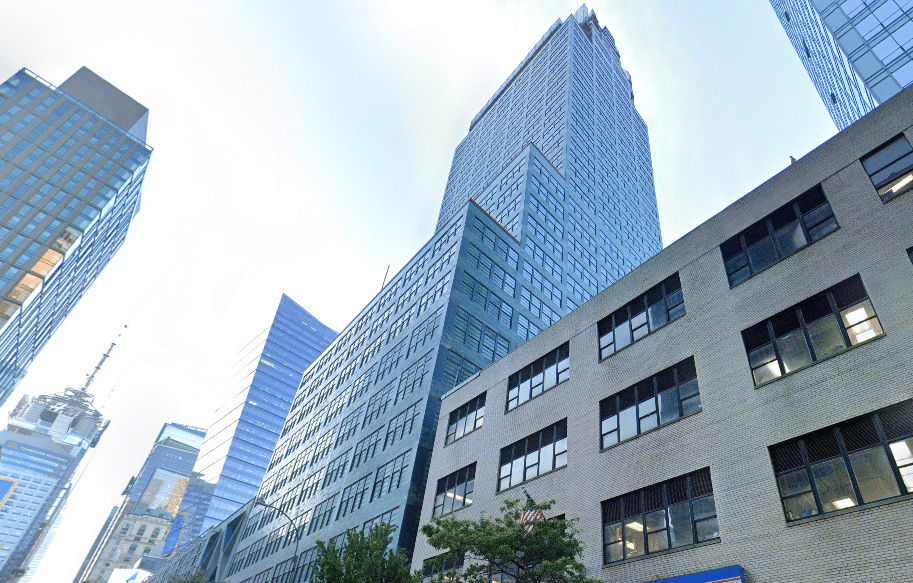 Deco Tower, a mixed-use Class A office building situated at 330 West 42nd Street, Manhattan