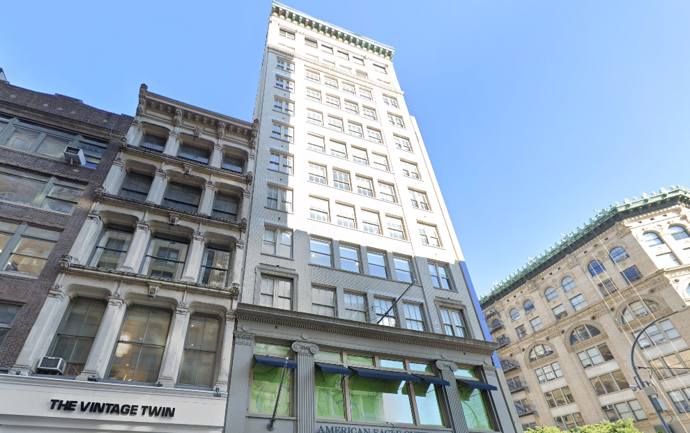 SoHo International Arts Center, a property offering Class B office space at 599 Broadway, NYC