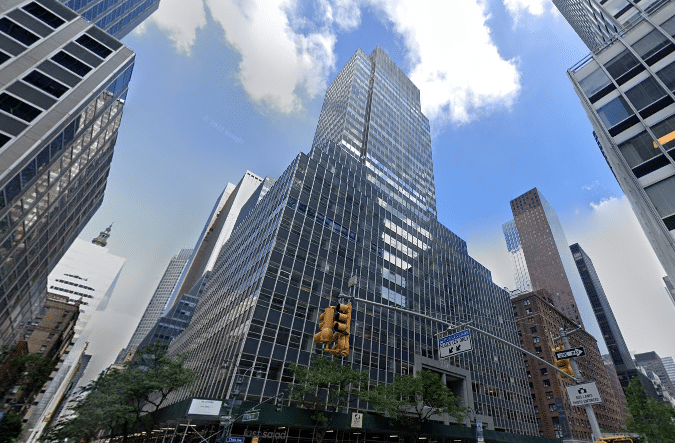 Grand Central Square, a Class A office tower situated at 750 Third Avenue, Midtown Manhattan