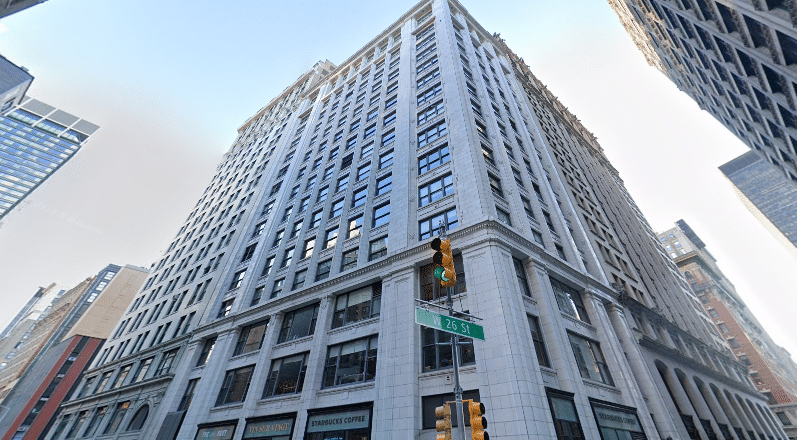 The Lowell Building, an Art Deco-style office building at1140 Broadway, near Madison Square Park