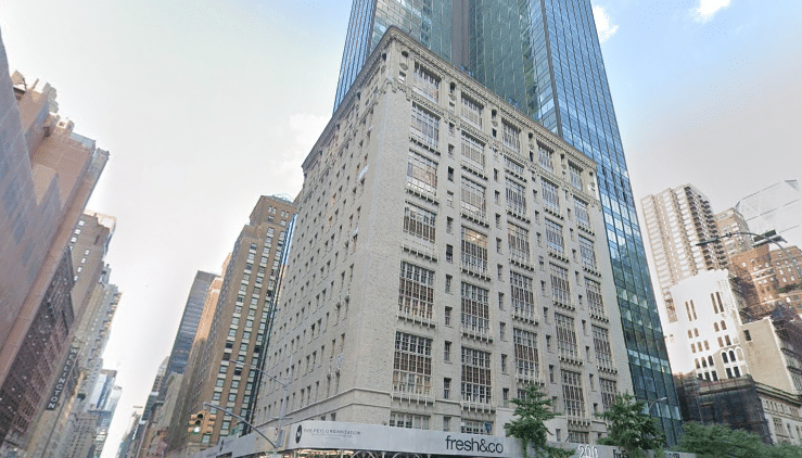 Rodin Studios, a Class B office building situated at 200 West 57th Street, New York City