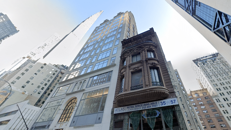 The Vogar Building, a 12-story office building located at 37 West 57th Street in Manhattan, NYC