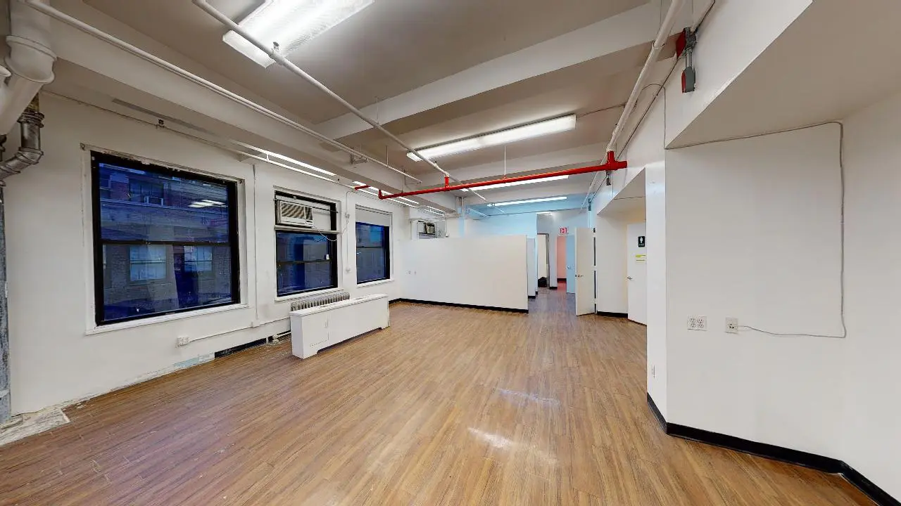 2400 SF Commercial Loft Space for Lease on the 14th Floor of 247 West 35th Street, Manhattan.