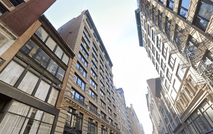 Office building at 7 West 20th Street, located in the famous Ladies’ Mile district in Manhattan