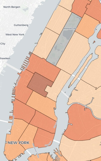 Safest Manhattan Neighborhoods For Office Space Rentals   Manhattan Crime Map 